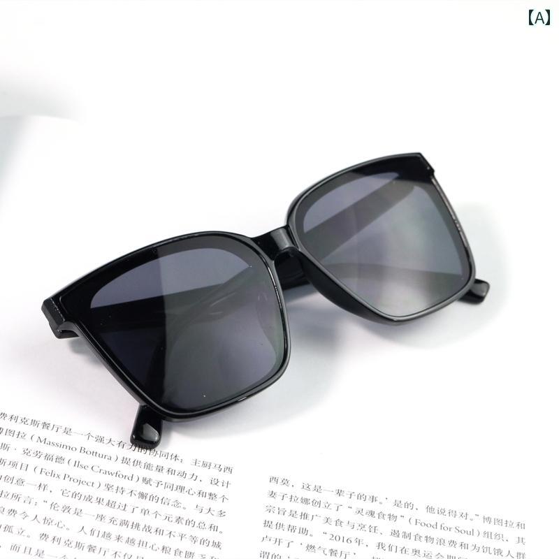 サングラス おしゃれ 韓国 ブラック 紫外線 保護 運転 最適 ユニセックス(4)