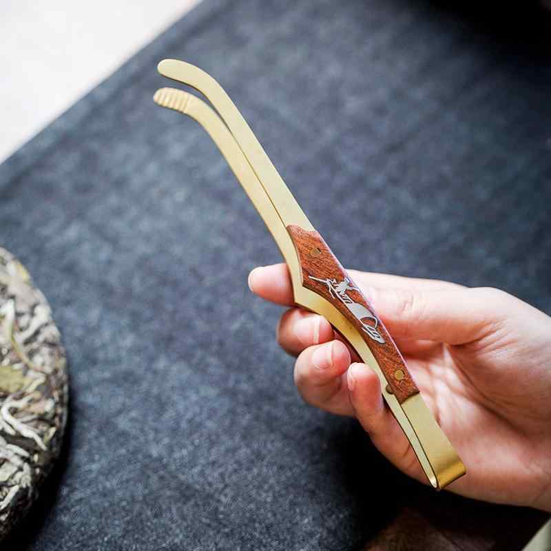 茶道具 ティークリップ ピンセット 家庭 食器 無垢 雑貨 小物 装飾品 配膳品 道具 レトロ