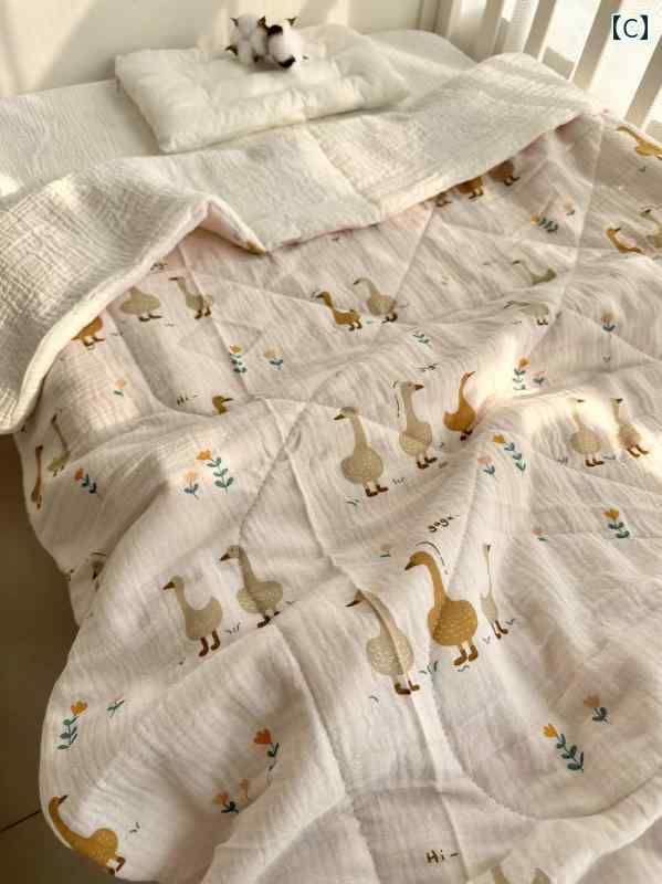 肌掛け お昼寝 寝具 シンプル かわいい ベビー ブランケット 赤ちゃん キッズ 乳幼児 子供 男の子 女の子 子育て中 ナチュラル 夏 3