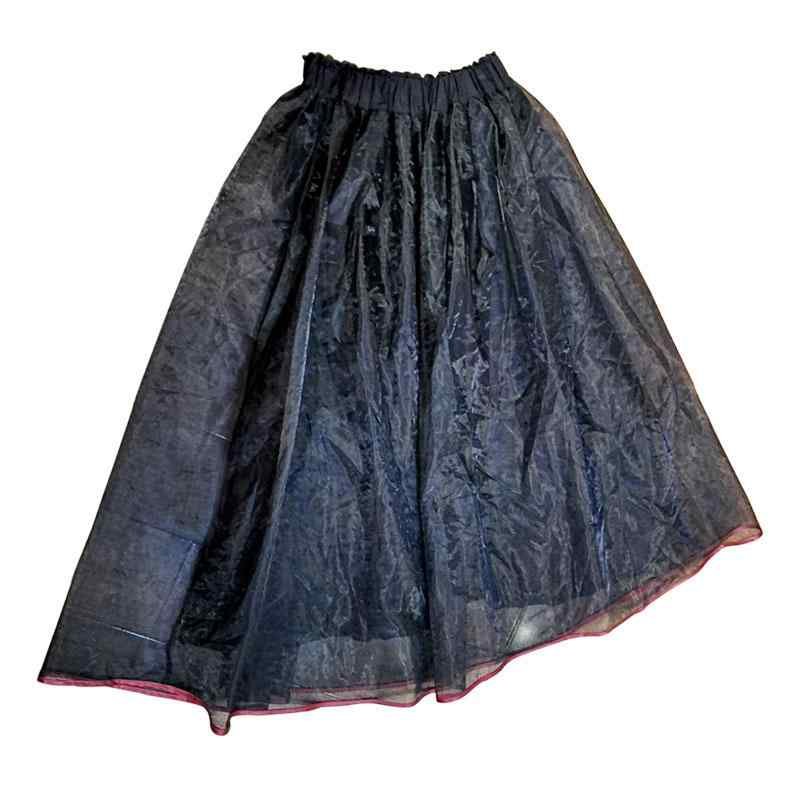 スカート 民芸品 フェアリー 二層 装飾品 ロング エスニック ストレッチ 雑貨 小物 アンティーク レト..