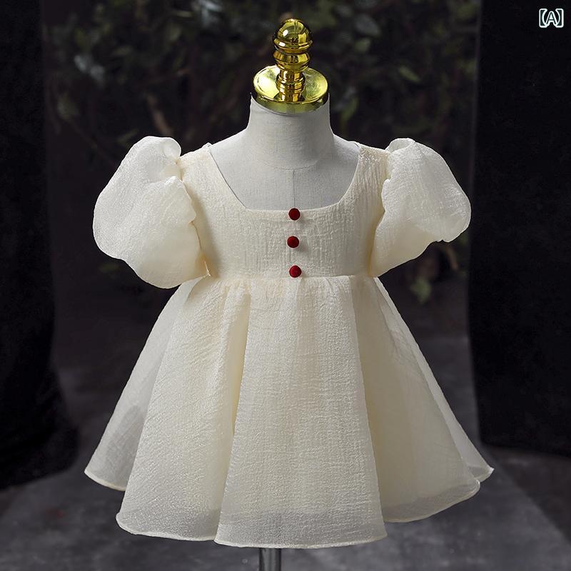 発表会 ドレス プリンセス イブニングドレス 女の子 誕生日 夏 子供 赤ちゃん パフォーマンス キッズ