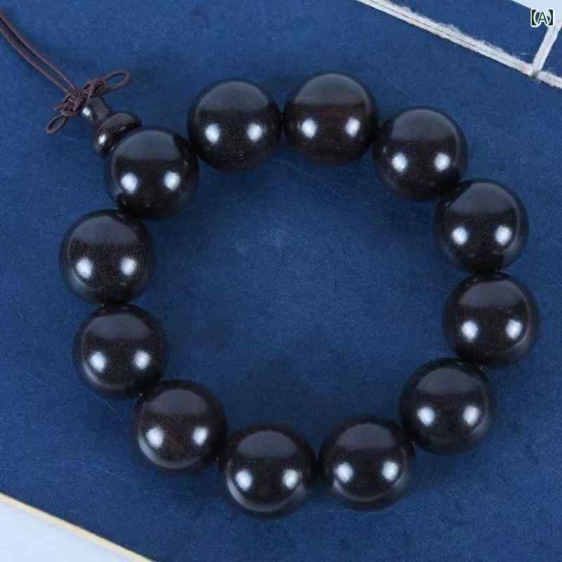 木 数珠 念珠 エスニック アジアンテイスト シンプル レトロ 仏具 神具 ブレスレット 木ビーズ メンズ レディース