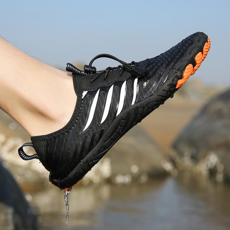 レディース ビーチ シューズ ダイビング シュノーケリング 靴 屋外 ウェーディング 川 水泳 靴 速乾 滑り止め 耐切創 裸足 釣り 靴