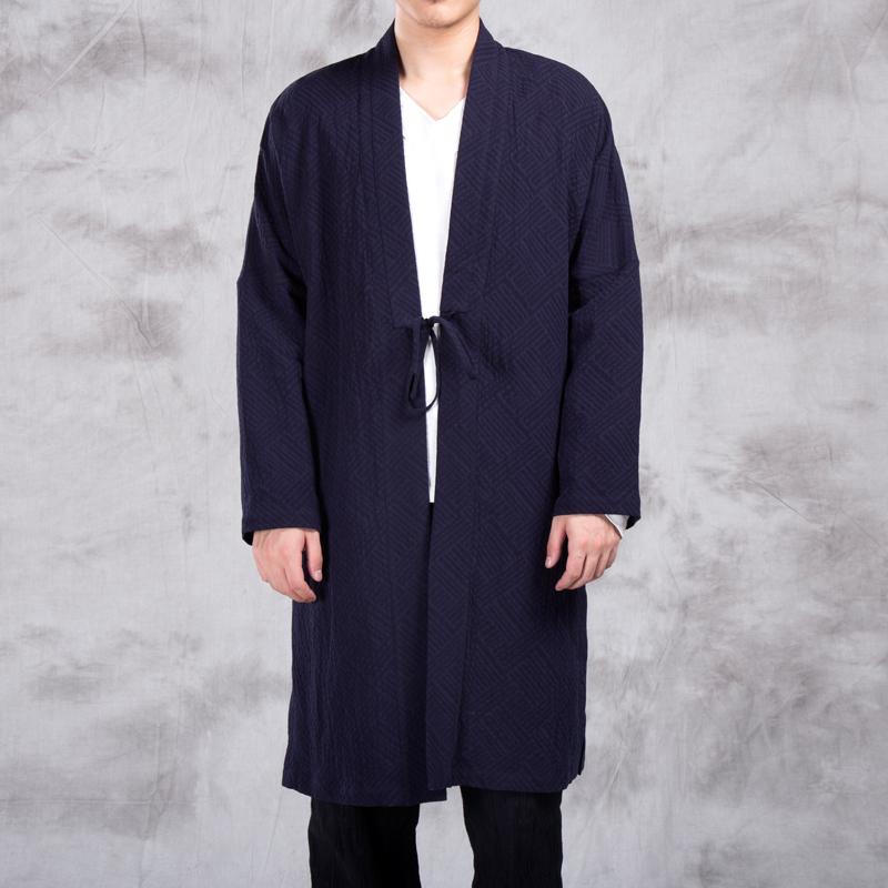 コート メンズ 春 レトロ 衣装 紳士服 騎士 道 学者 中華風 綿麻 中華風 マント ミドル丈 ウインドブレーカー マント