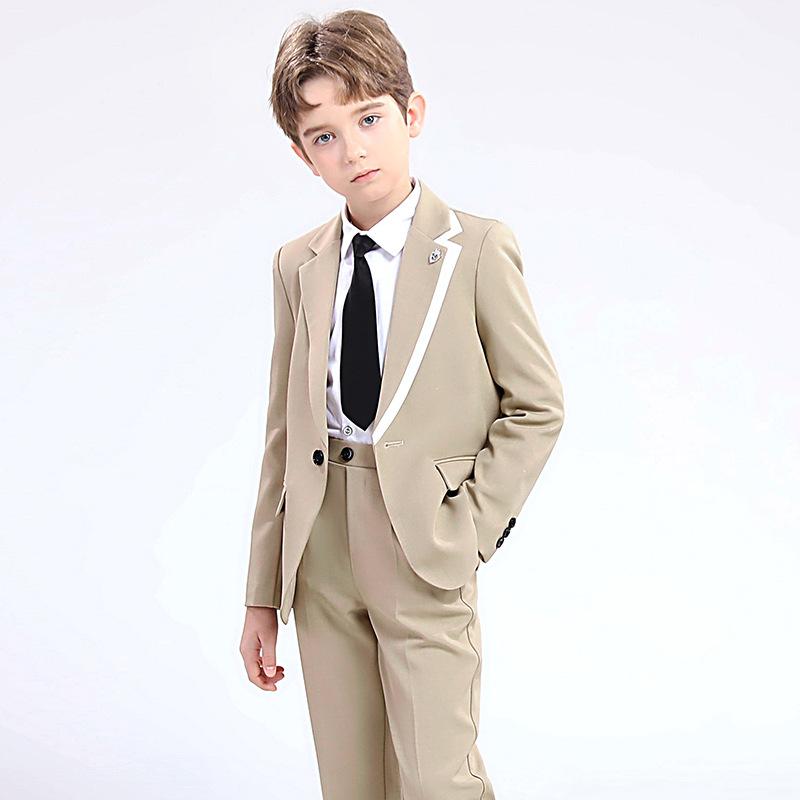発表会 スーツ キッズ 子供 スーツ 男の子 春秋 スタイリッシュ 紳士 少年 ピアノ パフォーマンス コー..