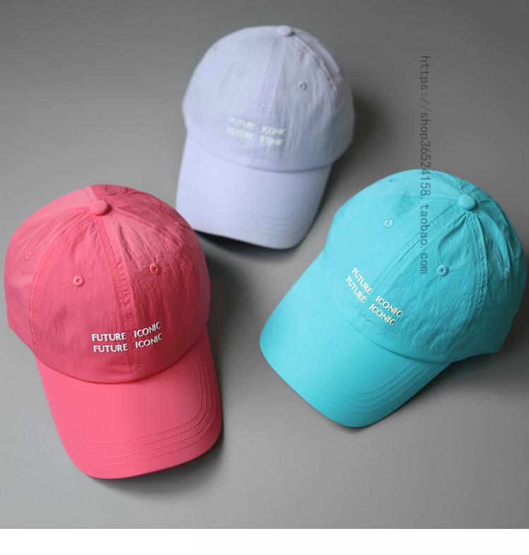 キャップ 韓国 速乾 フレッシュカラー レディース 夏 屋外 日よけ メンズ 日焼け防止 ユニセックス ピークキャップ 湾曲つば