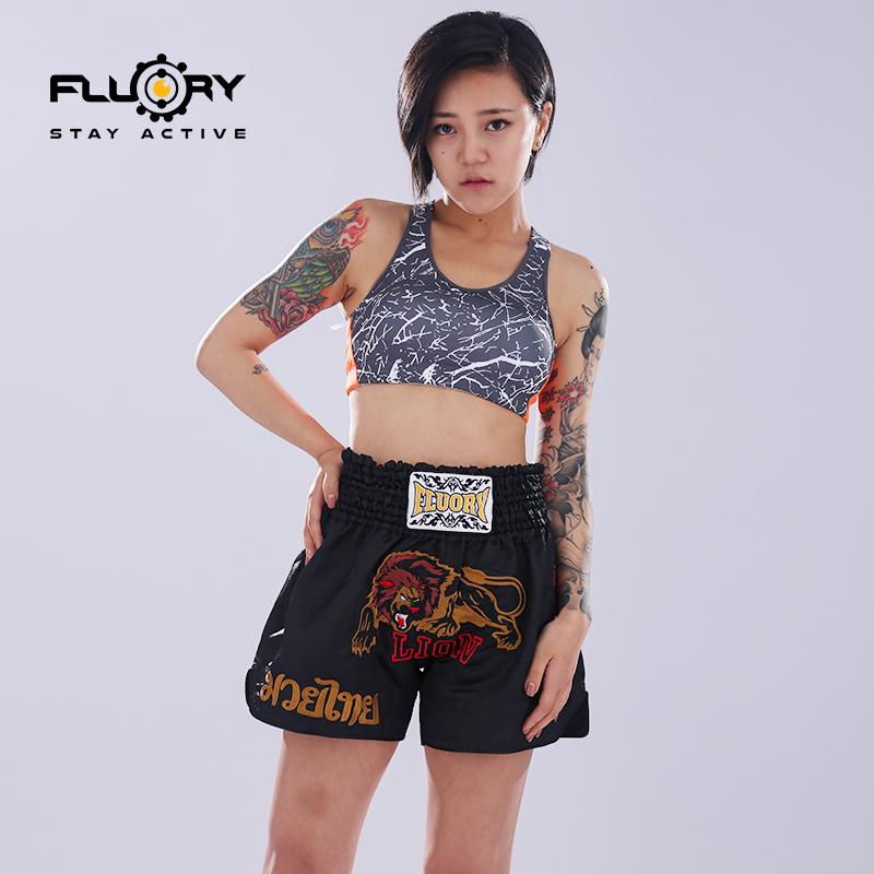 パンツ ボクシング ムエタイ フィットネス ショーツ ショー ツメ ンズ トレーニング ファイティング 女性 ライオン 刺繍 サンダ