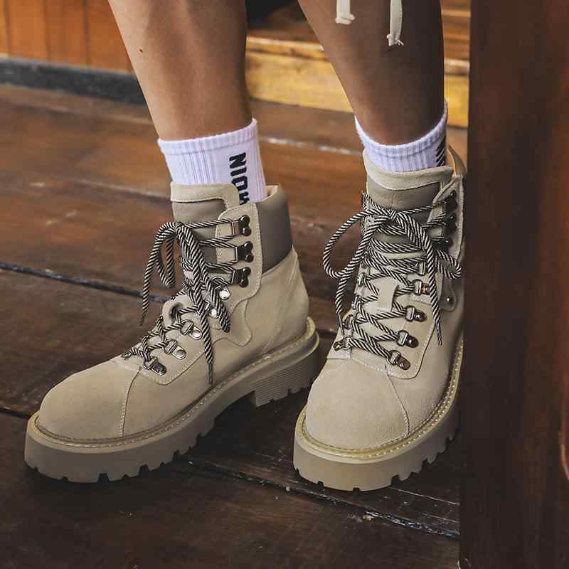 メンズ 登山 ブーツ 靴 夏 厚 ショート ブーツ カップル レディース ワークブーツ 屋外 アウトドア