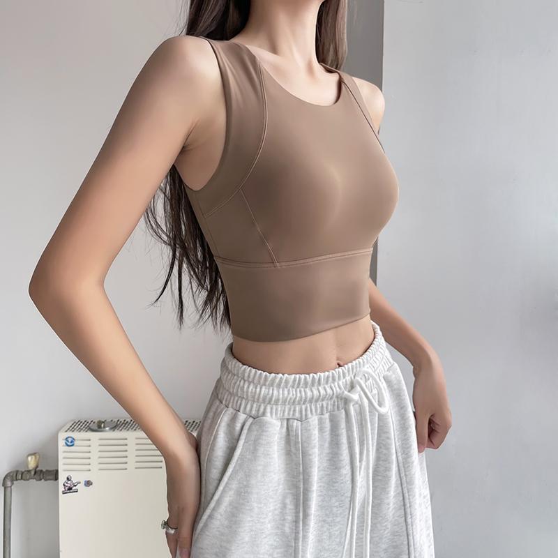 レディース 高強度 スポーツブラ 耐衝撃 フィットネス 胸 縮小 ベスト たるみ 防止 ヨガ ブラ ランニングウェア
