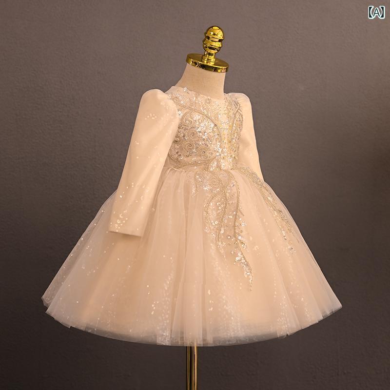 Other - ドレス ガールズ 誕生日 パーティー 女児 赤ちゃん 春 子供 スーパー フェアリー パフォーマンス 服 軽量 ハイエンド フラワーガール 西洋