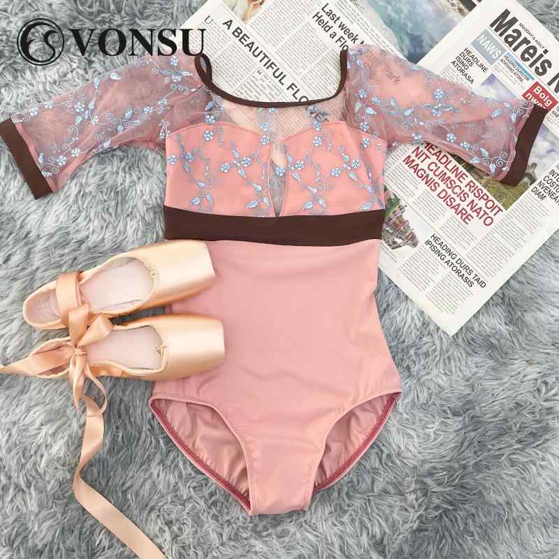 バレエ 練習服 スポーツ ボディスーツ 体操服 ウェア レオタード 衣装 練習 ダンス ヨガ ベリー バレエ..