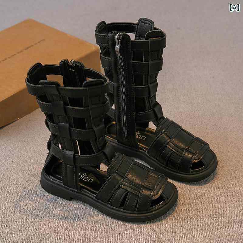 夏 ガールズ サンダル 子供 靴 小さい プリンセス シューズ中大 ローマ