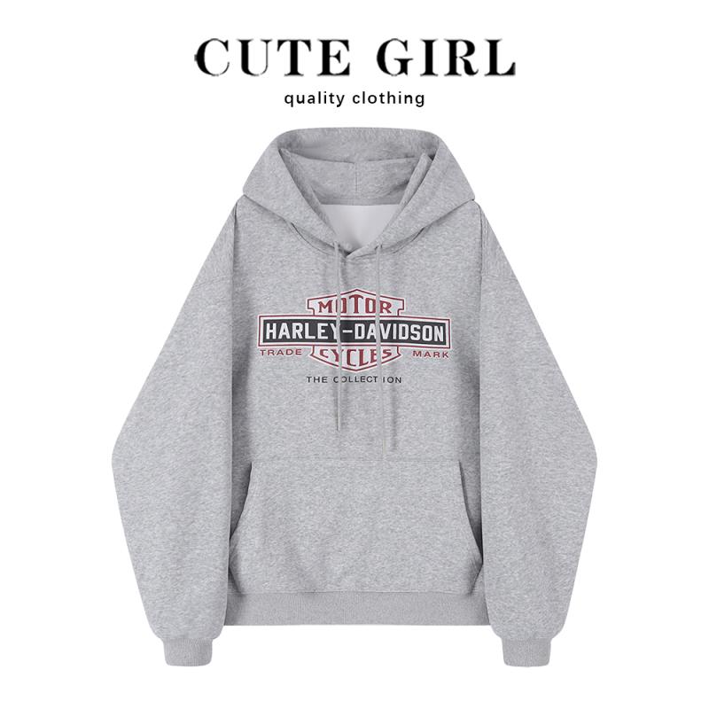 ジャケット パーカー レディース カジュアル 快適 グレー フード付き ベルベット 厚手 スウェットシャツ 女性用 春秋 レター プリント