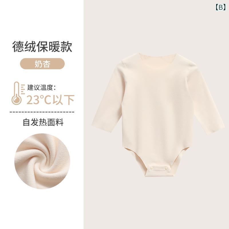 ロンパース かわいい 6 - 12ヶ月 ベビー 服 冬 ドイツ ベルベット ジャンプ スーツ...