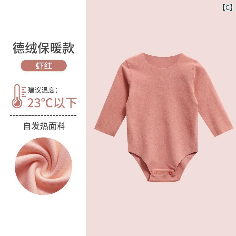 ロンパース かわいい 6 - 12ヶ月 ベビー 服 冬 ドイツ ベルベット ジャンプ スーツ...