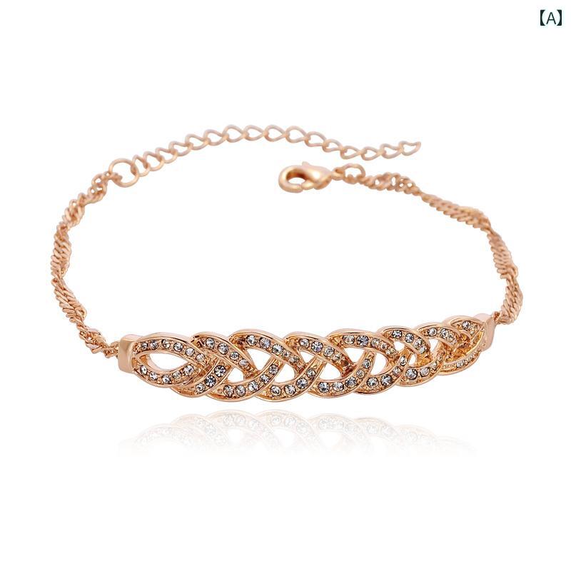 ブレスレット レディース 韓国 アクセサリー シンプル ガールズ 親友 学生 ファッションジュエリー 個..