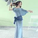 セットアップヘアバンド 春 ベリーダンス 衣装 レディース 練習 服 バラディ ローブ フォーク パフォーマンス アウト オリエンタル ダンス 服