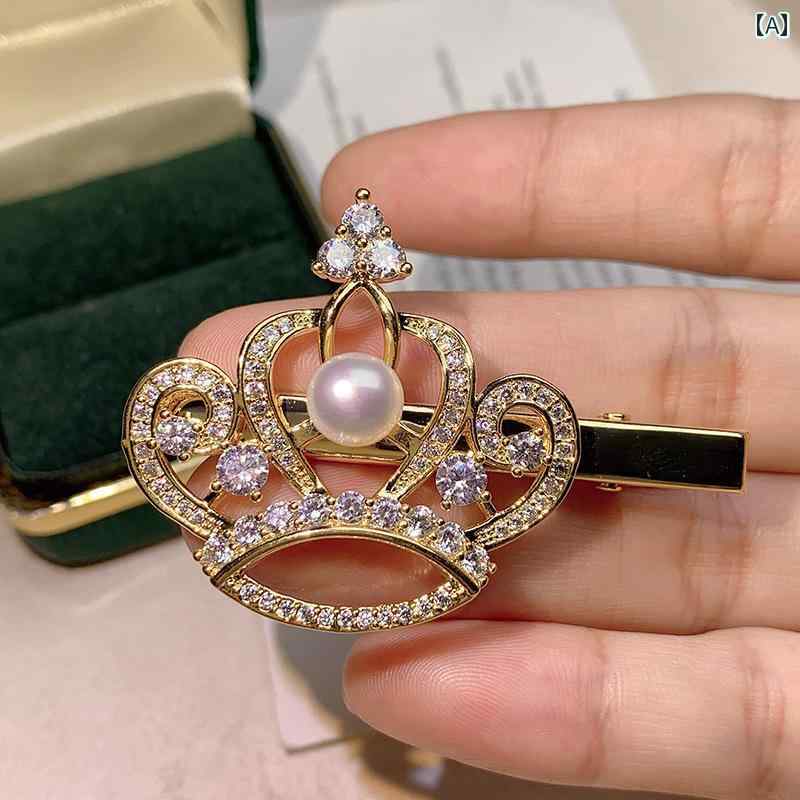 ブローチ セレモニー レディース おしゃれ 上品 王冠 高級感 女性 コサージュ パー...