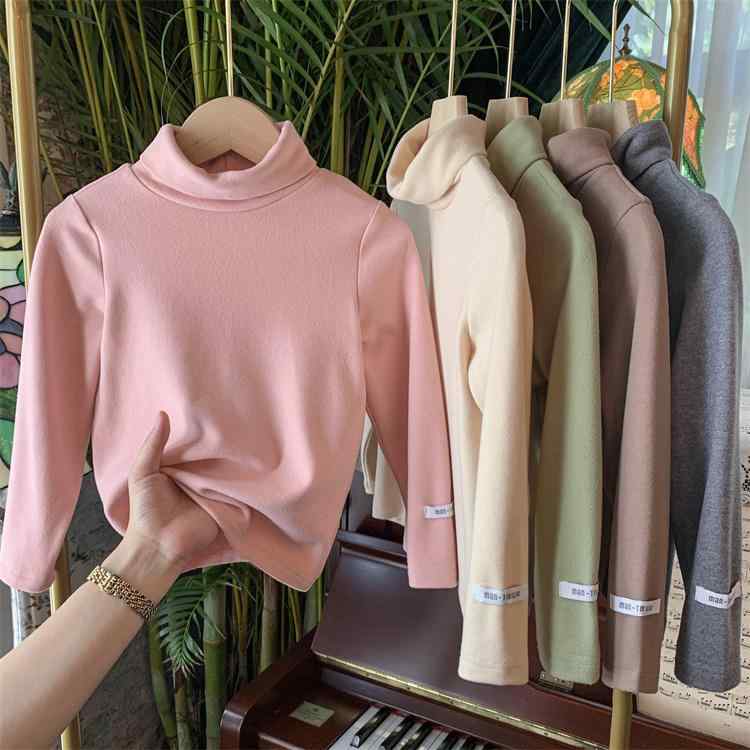 キッズファッション トップス シャツ ブラウス タートルネック インナー 長袖 厚手 かわいい カジュアル 普段着 子供 冬