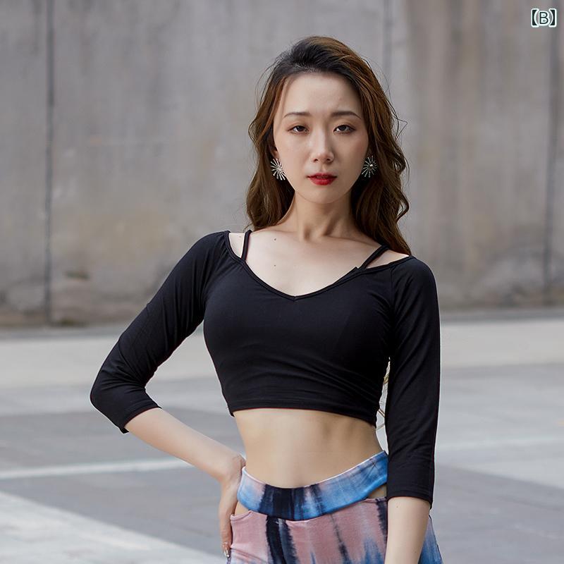 ベリーダンス 衣装 レッスン着 ゴージャス 練習服 オリエンタル ダンス ヒョウ柄 ...
