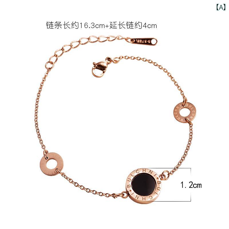 レディース アクセサリー ブレスレット ハンド ジュエリー 秋冬 英字 チタン鋼 親友 ガールズ イン ライト 高級感