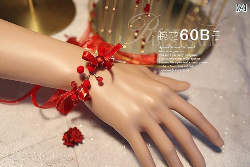 リストブーケ リストコサージュ 結婚式 レディース ファッション アクセサリー オールシーズン ハンド ..