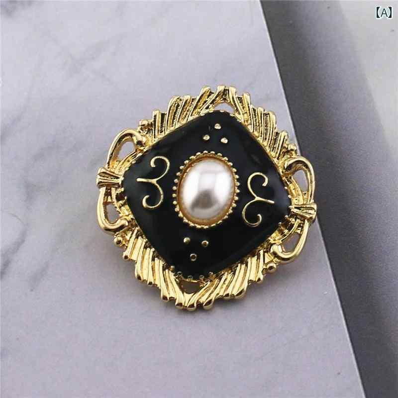 レディース ファッション アクセサリー オールシーズン 装飾 ブローチ ピン シルバー ニードル ピアス レトロ アメリカ