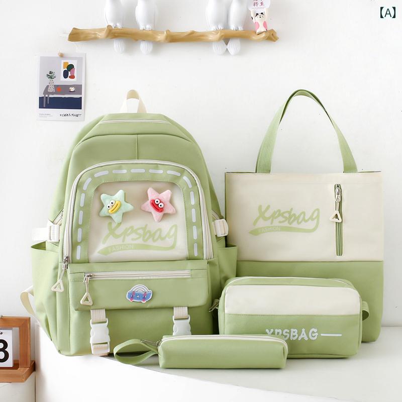 バッグ リュック 普段使い キャンバス生地 大容量 撥水加工 学生 通学 トラベル シンプル レディース