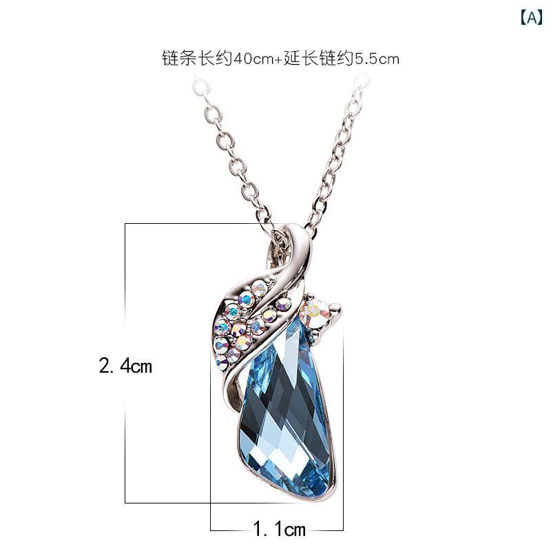 ペンダント ネックレス レディース ワンポイント アクセサリー ライト 高級感 幾何学 ショート 鎖骨 チェーン ハイエンド