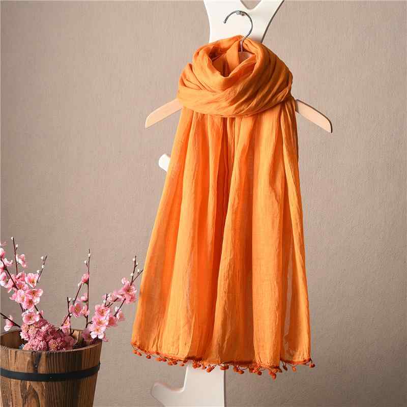 インディアン スカーフ ショール エスニック スタイル レトロ ソリッド カラー コットン リネン スカーフ トラベル 女性用 8 色 オプション 春夏 エキゾチック