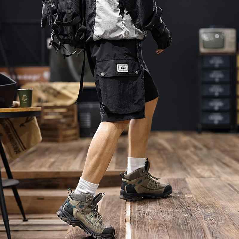 ハーフパンツ メンズ 夏 冷感 速乾 カーゴショーツ アメリカン ファッション アウトドア カジュアル 五分丈 パンツ 軽量 通気性抜群 爽やか ミッドパンツ