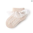 ベビー ソックス 春夏 女の子 メッシュ ソックス プリンセス 涼感 靴下 薄手 キュート 幼児 子供 綿 大レース