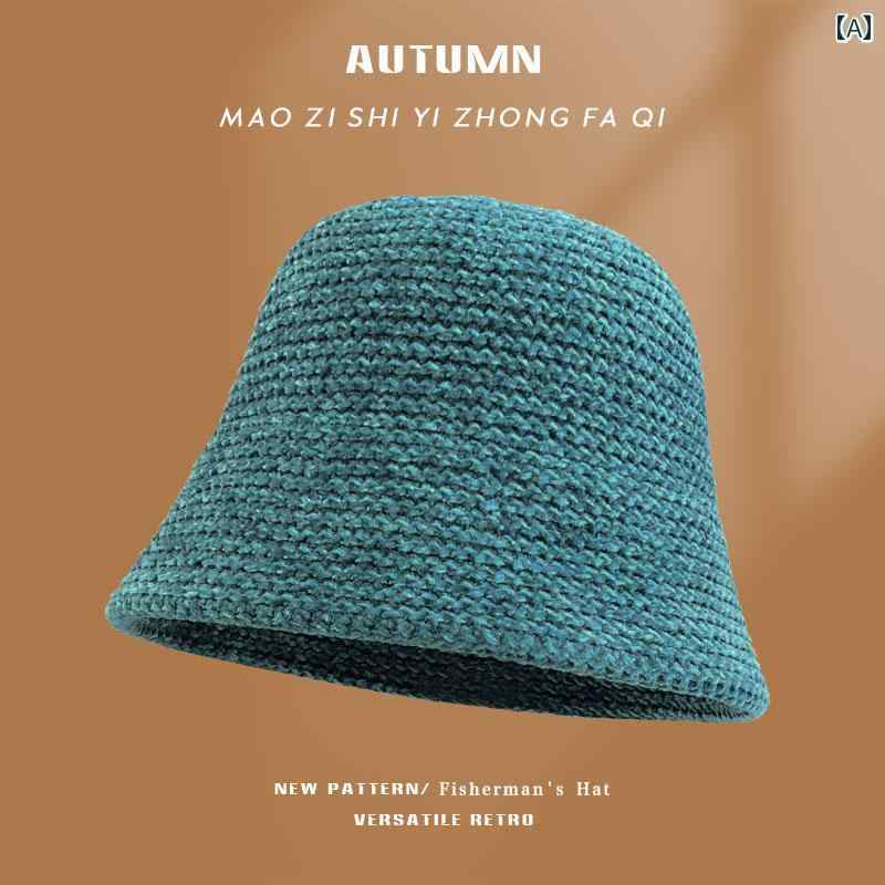 釣り 帽子 アウトドア 登山帽 帽子 レディース 韓国 秋冬 おゃれ 漁師 帽 編み込み 無地 顔 覆い 通気性 ネット バケット ハット