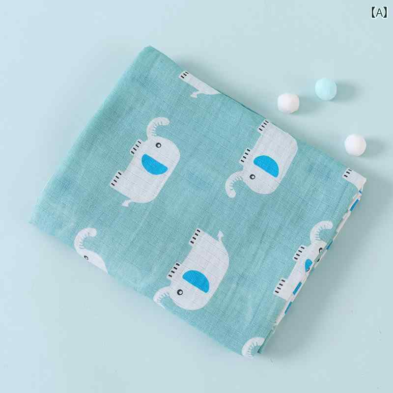 おくるみ 赤ちゃん ベビー バス タオル イン ガーゼ 春夏 薄い 綿 二層 ベビーブランケット 綿 新生児