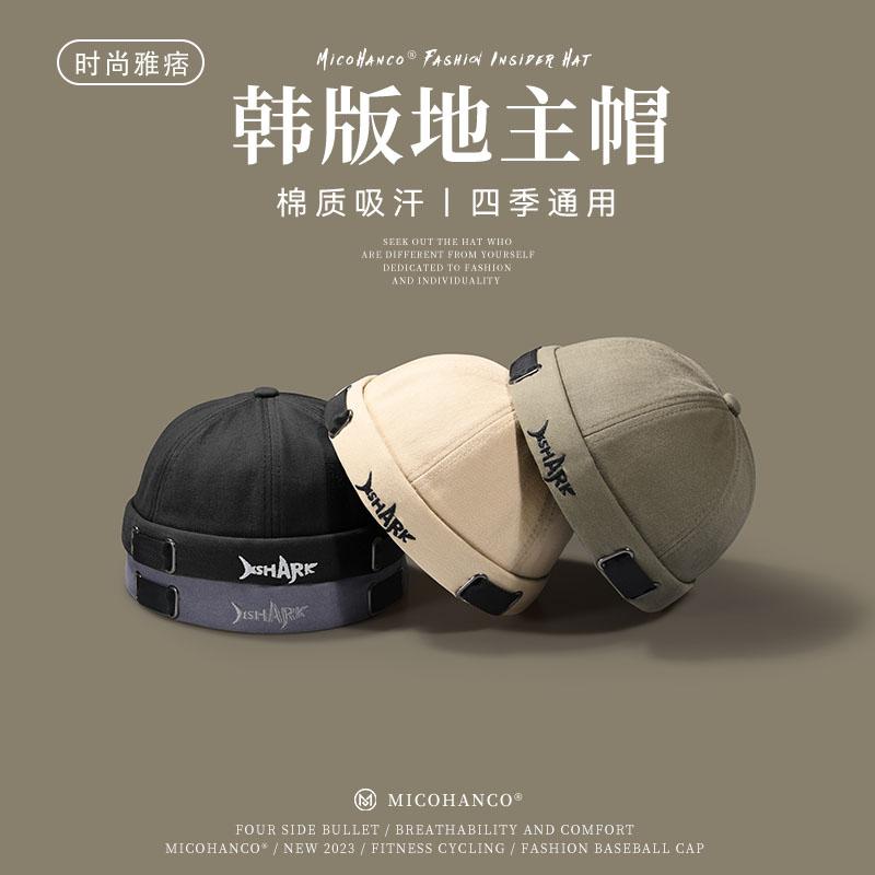 レディース コットン ロールキャップ ドーム帽 オール シーズン 地主 帽子 ヤッピー ヒップ ホップ ビ..