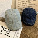 ハンチング帽 おしゃれ イン レトロ デニム フォワード キャップ アヒル タン ハット 韓国 レディース ファッション ベレー 帽 オールシーズン メンズ ス...