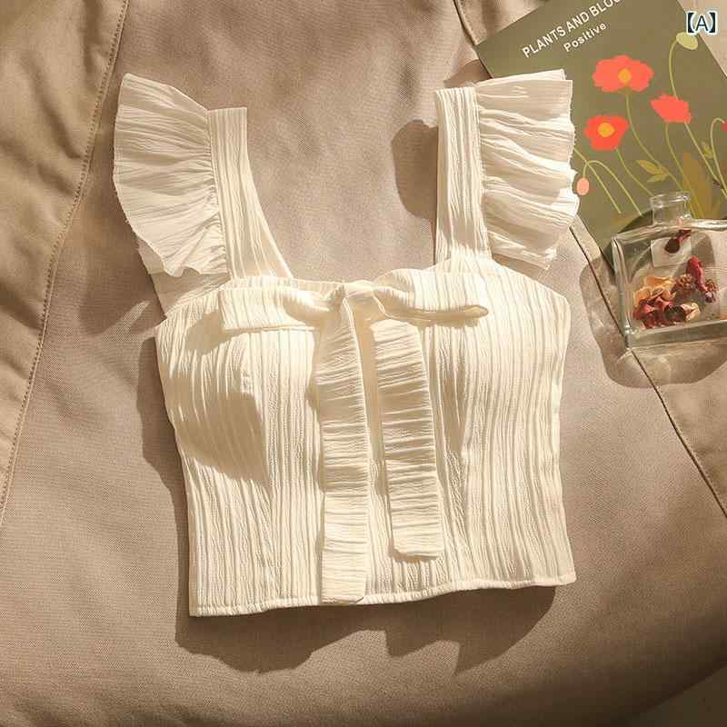 レディース フレア ビスチェ モテ服 キャミソール セクシー お腹見せ レイヤード スタイリッシュ 女の子 おしゃれ 韓国 イベント フェス アウトドア レジャー デート アップ