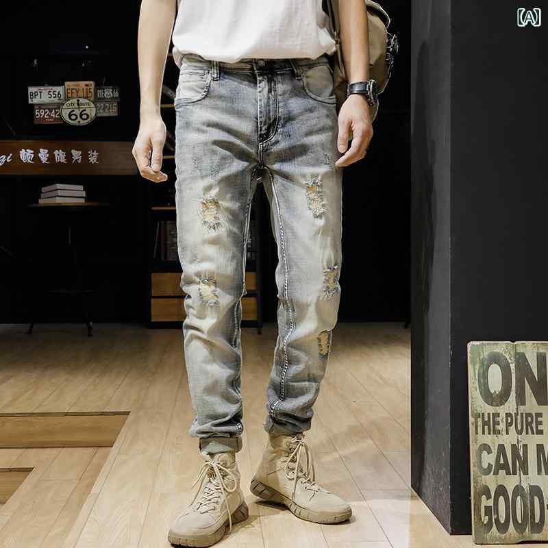 ジーンズ メンズ デニム ロングパンツ ストレート カジュアル ストリート おしゃれ 着やい 動きやい 快適 イベント レジャー アウトドア キャンプ ワーク 作業着 デイリー