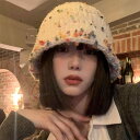 レディース 秋 冬 ニット ウール 帽 人 小さい カラフル ジェリービーン 漁師 帽子 帽 大きい 頭囲 帽子