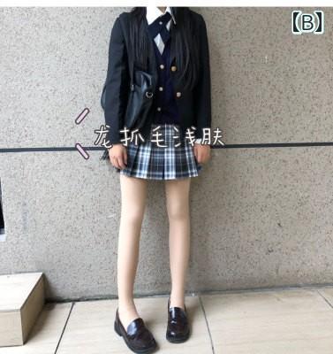セキュアデポの秋冬 素足 レギンス レディース 二重層 ナチュラルヌード感 裏起毛 厚手 暖かい jk 肌 パンスト｜アングル3