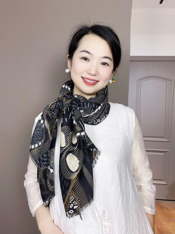 Cotton - マフラー レディース レディース ファッション 装飾 防寒 スカーフ ショール コットン 保温 暖かい 秋冬 エスニック