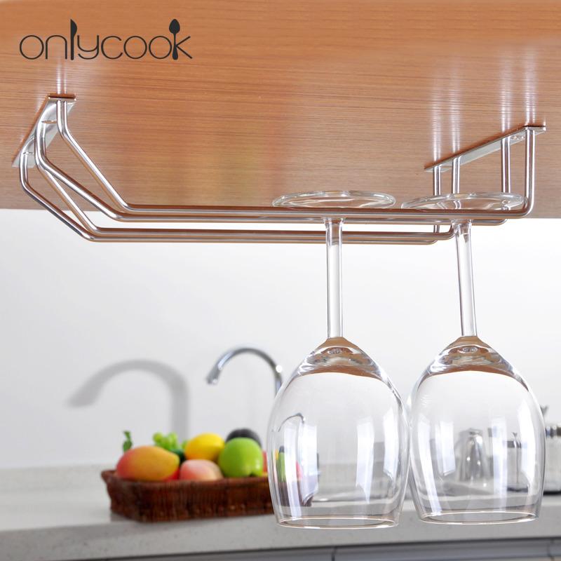 キッチン品 調理器具 食器 ステンレス 吊り下げ ワイングラス ラック 逆さま ゴブレット ワインラック ..