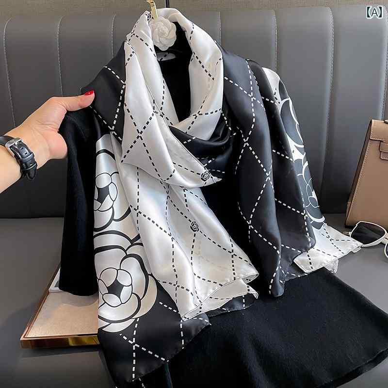 スカーフ ショール 上品 レディース レディース ファッション 装飾 オールシーズン 多 フェイク おしゃれ 美しい チャイナ風 日焼け防止