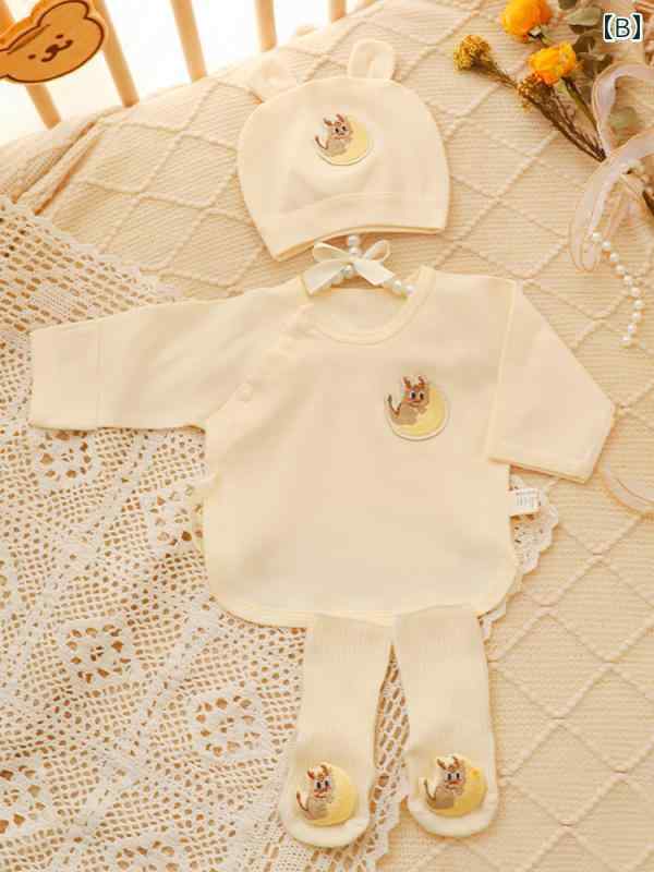 新生児セット シンプル かわいい ベビー 赤ちゃん キッズ 乳幼児 子供 男の子 女の...