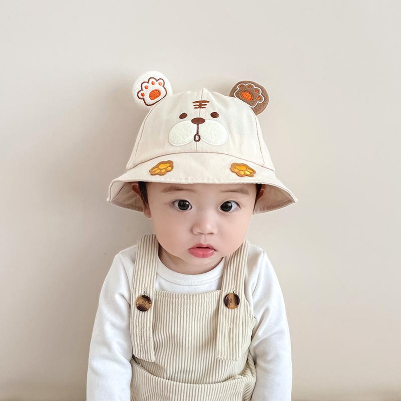帽子 ベビー 春秋 薄手 かわいい 虎 赤ちゃん 日よけ レジャー 夏 男の子 女の子 バケット ハット メン..