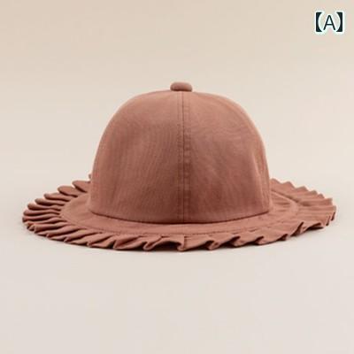 ベビー 帽子 かわいい サンハット キャップ 日除け 頭 ヘッド 保護 幼児 赤ちゃん ...