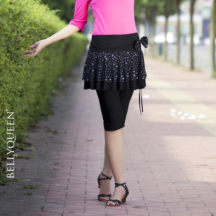 レディース 体操 ダンス 夏 スクエアダンス パンツ スカート ベリーダンス ラテンダンス 兼 ショーツ ..