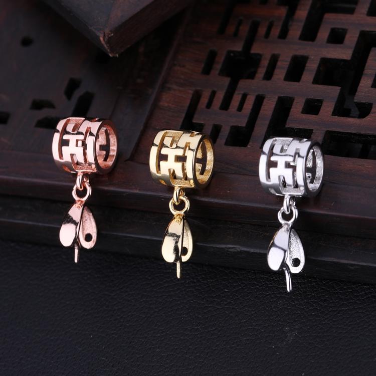 ペンダント トップ 空ホルダー 925 シルバーペンダント バックル シルバーバックル アクセサリー ボタ..