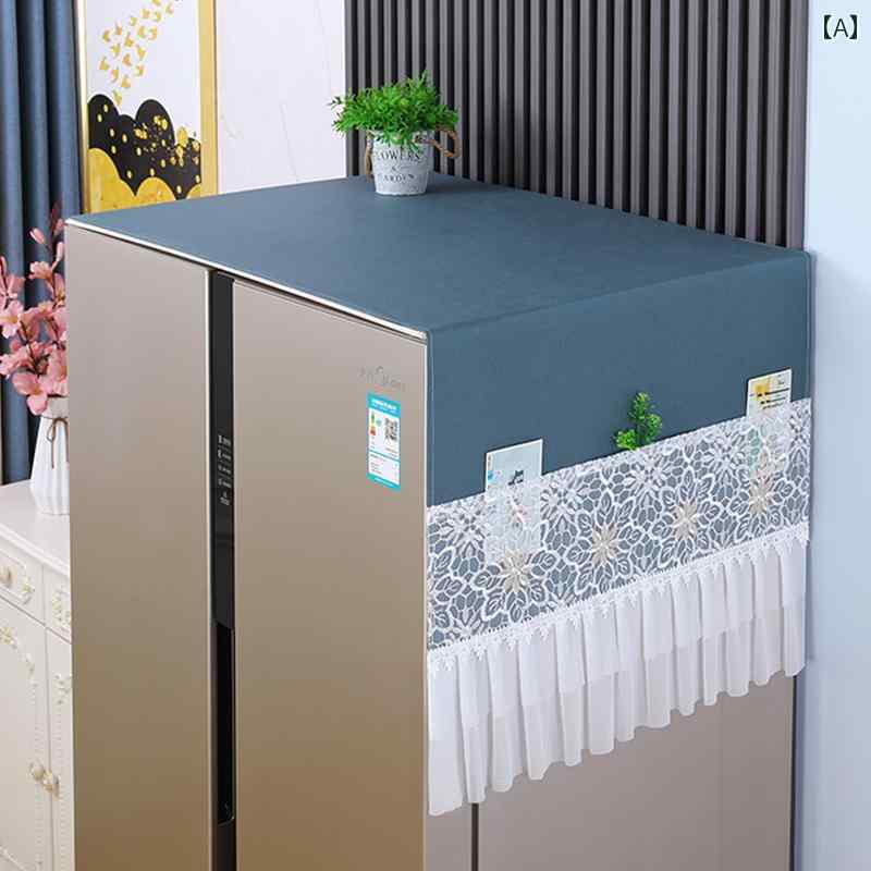 ダストカバー 冷蔵庫 洗濯機 マルチ カバー 防塵 防汚 防油 家具 家電 インテリア 装飾 シンプル ラグ..