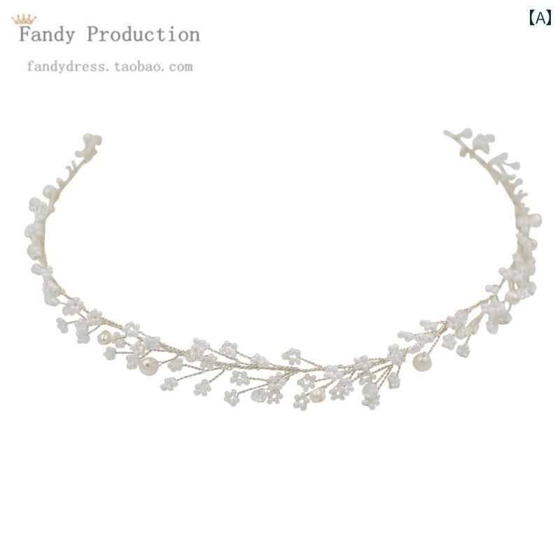 レディース パールヘアアクセサリー 髪飾り 韓国 かわいい きれい 華やか 豪華感 上品 パーティー 結婚..